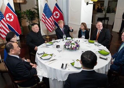Bữa tối giữa hai nhà lãnh đạo Mỹ - Triều