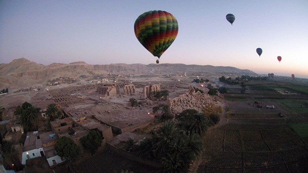 Ai Cập quyết định nối lại du lịch bằng khinh khí cầu ở tỉnh Luxor