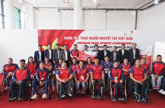 Tiếp tục hỗ trợ đoàn thể thao người khuyết tật tham dự ASEAN Para Games 12