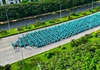 Dịch vụ gọi xe máy điện xanh SM Bike ra mắt tại Hà Nội